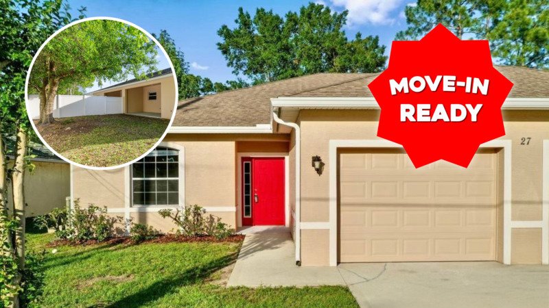 FULLY FENCED 3/2/2 TOWN HOME IN THE HEART OF PALM COAST property image